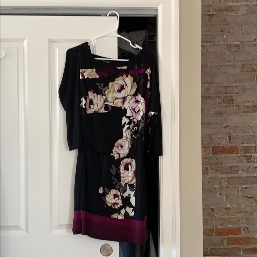 White House Black Market flower print dress